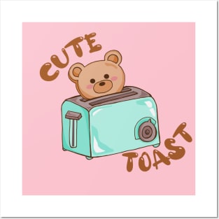 Cute Toast Posters and Art